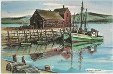 MARE - Paesaggi marini - n. 6 cartoline artistiche autori vari -var475-80