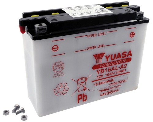 Batteria yuasa yb16al 16ah - batteria,