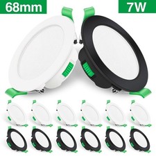 Faretto LED da incasso 68 mm ultra piatto 7 W IP44/IP65 luce da incasso...