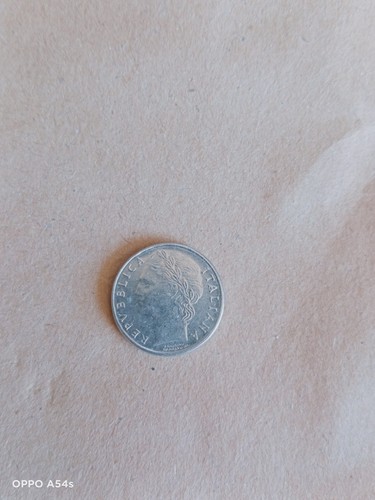 Moneta 100 lire italiana - moneta,