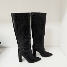 Bianca Di Stivale Pelle Donna