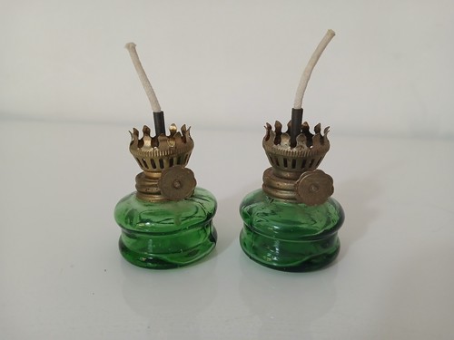 Coppia mini lampade olio - coppia,