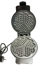 Piastra Waffle Kealive, 5 cialde A Cuore, 900 W, Waffle Maker, Nuova Con Scatola