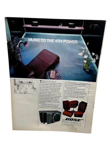 Pubblicità bose 201 - bose,