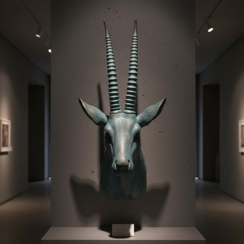 Testa antilope parete - testa, di