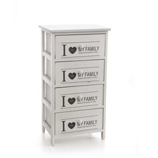 CASSETTIERA IN LEGNO DECORATA