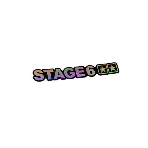 Adesivo stage6 olografico - stage6,