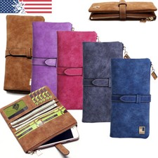 Womens Ladies Suede Leather