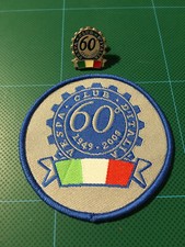 Vespa club d'Italia – 60° Anniversario-Kit: Toppa patch in stoffa e Distintivo