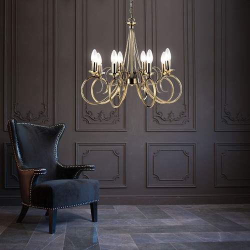 Coprire lampada ottone - lampada,
