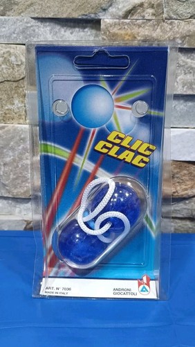 Palline clic clac gioco - clac, (blu)