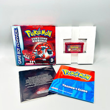 POKEMON VERSIONE RUBINO GAME BOY ADVANCE GBA💎 ITA🇮🇹 BATTERIA CAMBIATA NUOVA🎁