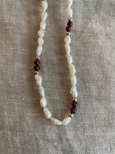 Collana vintage perle riso - perle, di