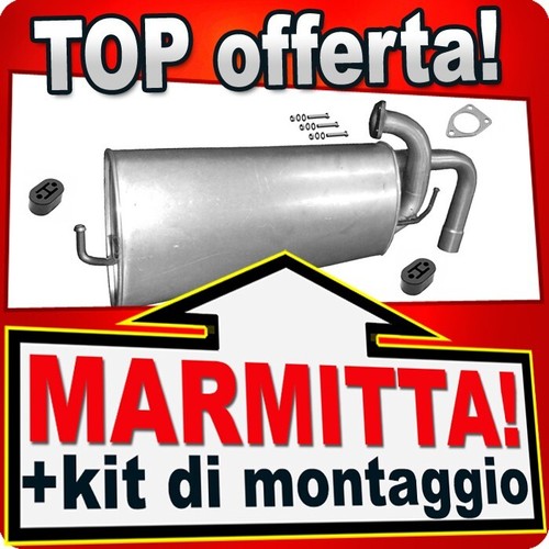 Silenziatore posteriore per - silenziatore,