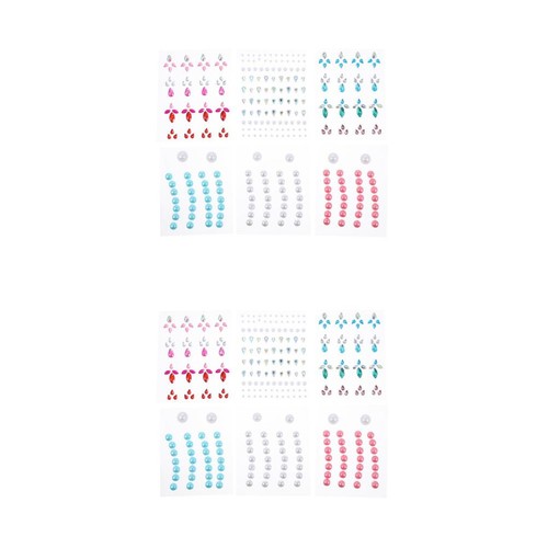 Adesivi multicolore trucco - multicolore,