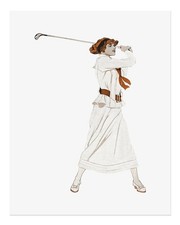 Elegante poster vintage donna