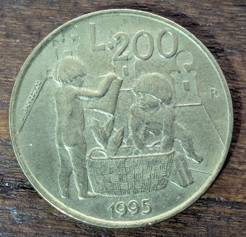 Moneta san marino 200 - san, lire