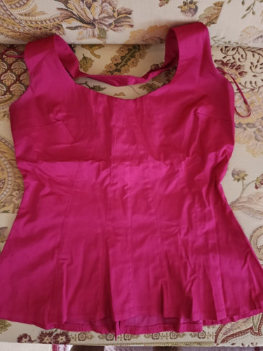 Top peplo fucsia - top,