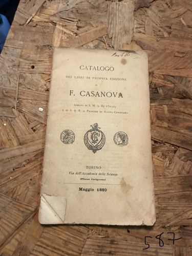 Catalogo dei libri propria - dei,