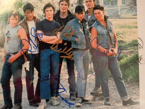 The outsiders 8x10 foto cast - the,