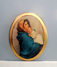 Icona Sacra su Legno,  Madonna con Bambino Gesù