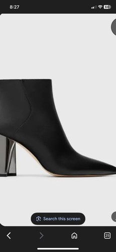 Nwt zara high heel leather - high,