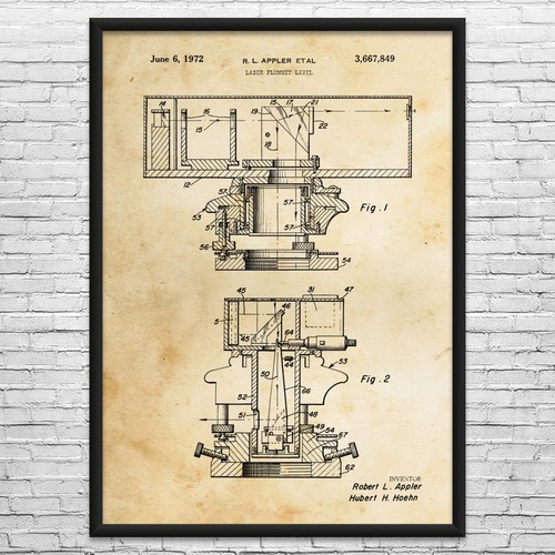 Laser plummet level brevetto - laser,