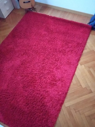 Tappeto rosso pelo - tappeto,