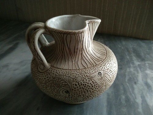 Vaso ceramica volpi deruta - -,