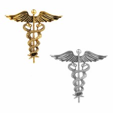 Spilla CADUCEO farmacista infermiere infermiera medico OSS dottore bigiotteria