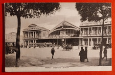 CARTOLINA ROMA STAZIONE TERMINI 1915 ( C 95 )