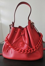  Versace "La Medusa" Bag – Red Leather - Iconic Model 