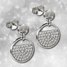 Orecchini bianchi glamour