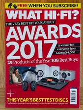 WHAT Hi Fi AWARDS 2017