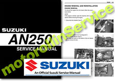Suzuki AN250 BURGMAN Manuale