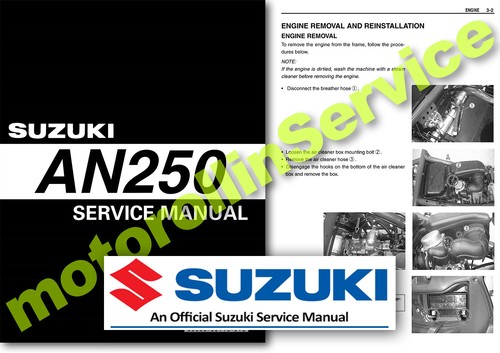 Suzuki an250 burgman - an250, manuale
