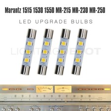 4x Marantz 1515 1530 1550 MR-215 MR-230 MR-250 LED 8 V luce contatore quadrante lampadina fusibile