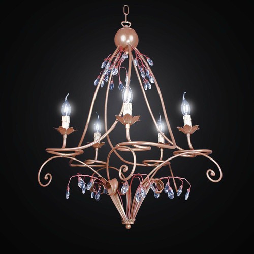 Lampadario classico ferro - classico, in