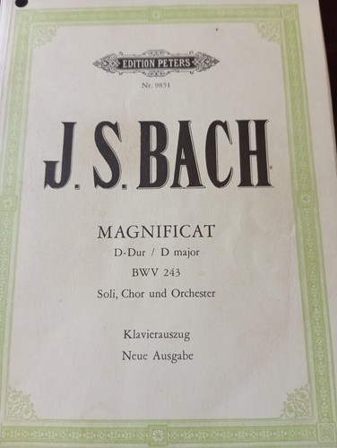 Magnificat bach spartito - -,