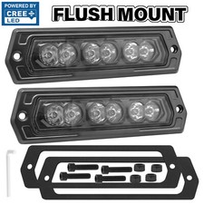 2X 8" 120W Flush Mount Cree
