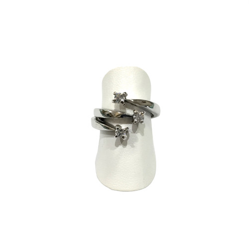 Anello trilogy con brillanti - anello,