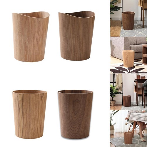 Pattumiera legno massello - in,