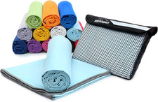 Asciugamano in Microfibra | Telo Da Mare E Da Viaggio | Si Asciuga Velocemente, 