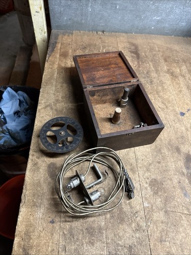 Antico telefono radio lampada