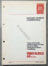 Catalogo Parti di Ricambi Originali SAME Trattori - Minitaurus 60 Synchro - 1982