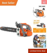 Lightweight 12'' Gas Chainsaw - Ideal for One-Handed Operation and Low Vibration
