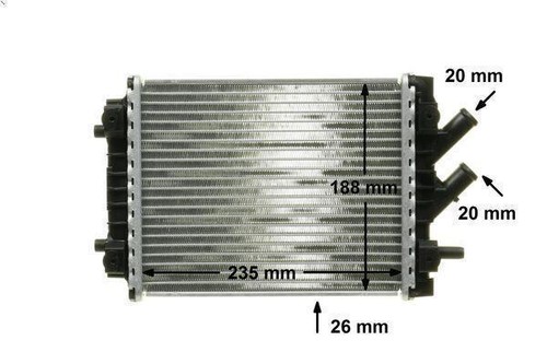Radiatore motore mahle 1024 - motore,