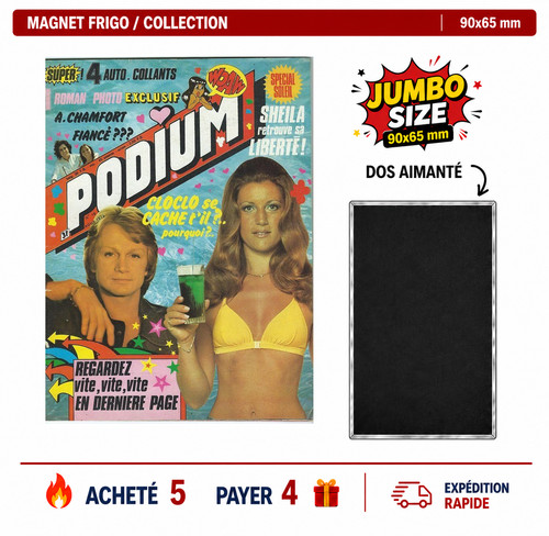 Magnet frigo claude francois - claude, /