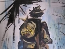 Crippa Marco n.2 quadri su tela ad olio  con dedica e firma.