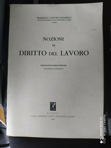 Santoro passarelli nozioni - passarelli, di